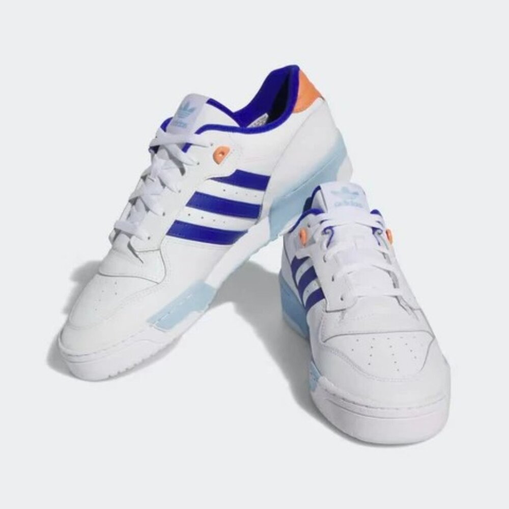 Adidas Rivalry Cloud White/Semi Lucid Blue/Clear Sky NWT M 12.5